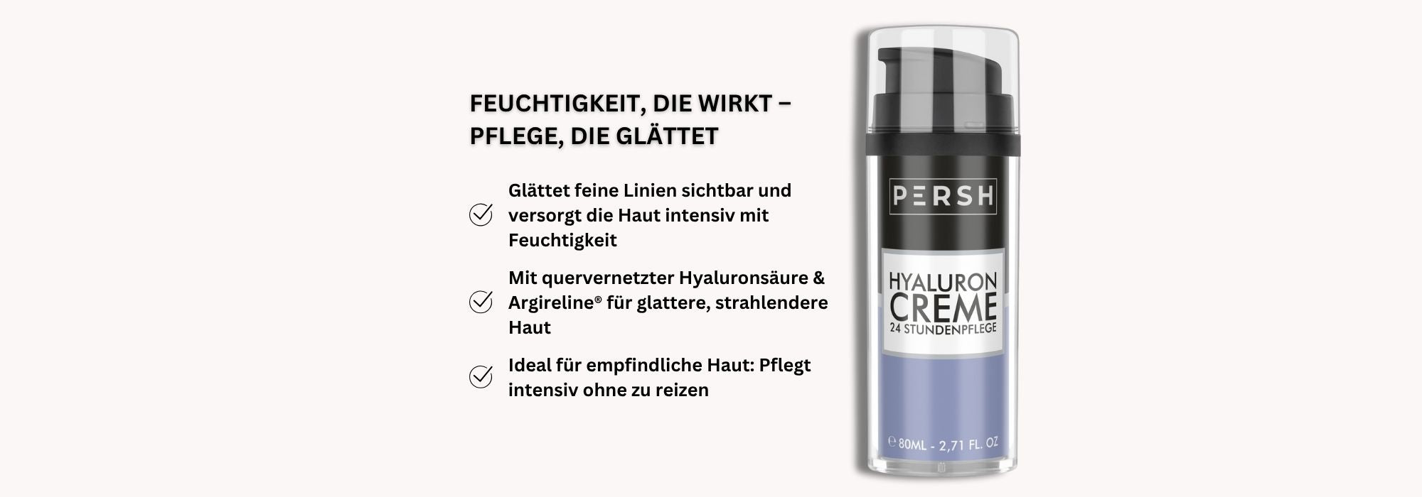 PERSH Hyaluron Creme