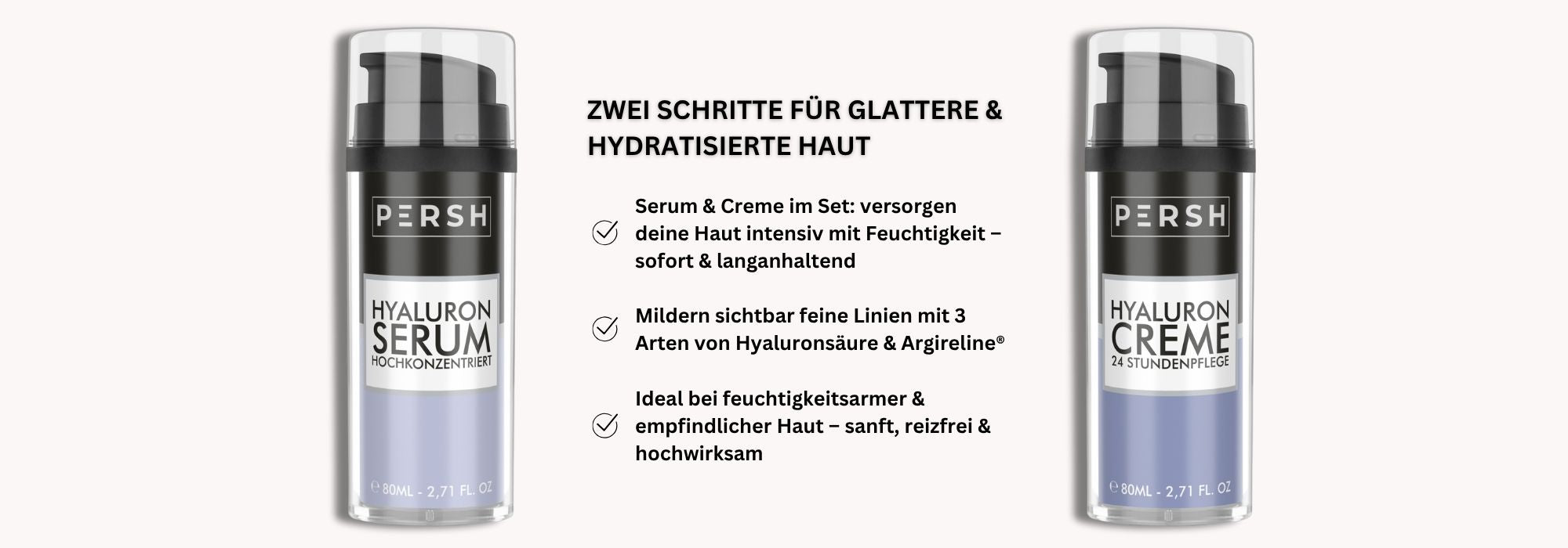 PERSH Hyaluron Pflege-Set