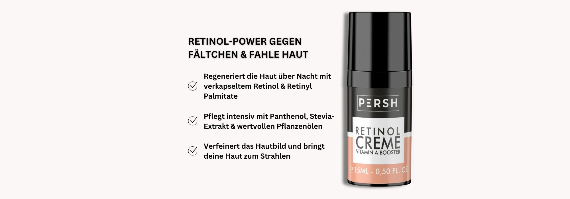 PERSH Retinol Creme 15ml