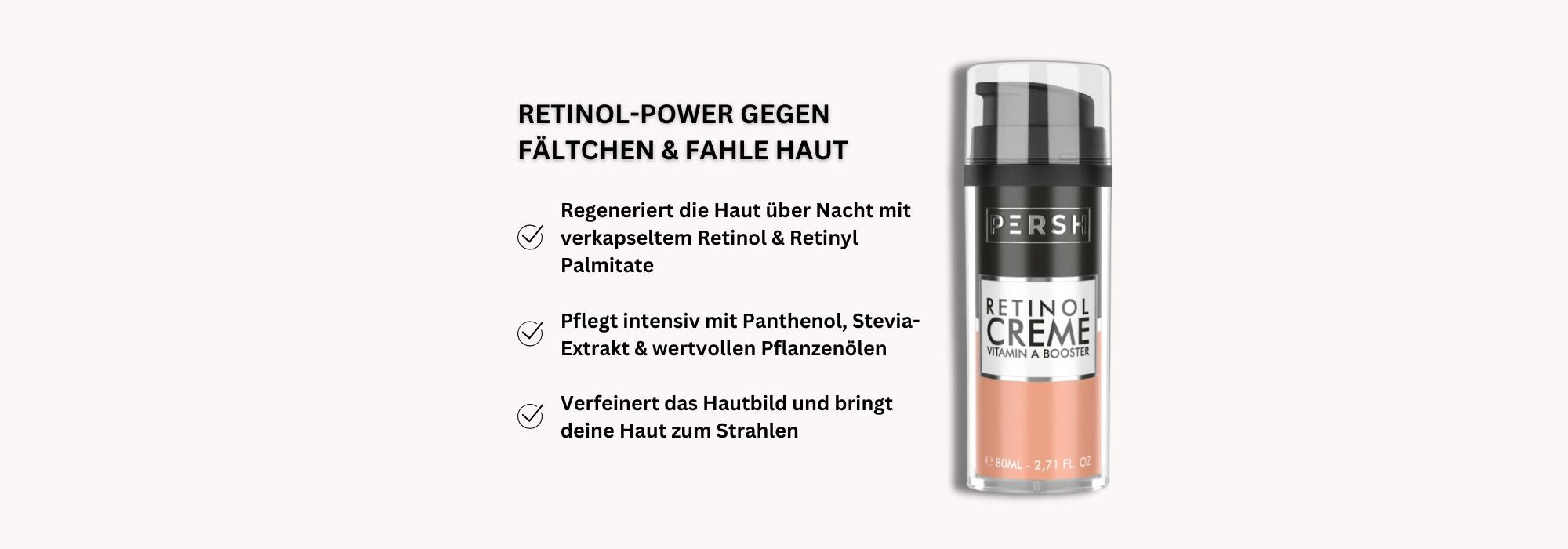 PERSH Retinol Creme