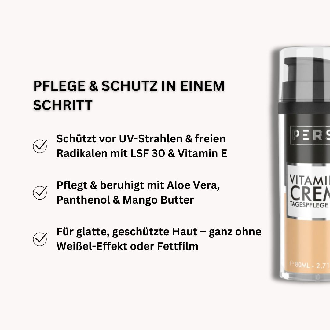 PERSH Vitamin E Tagescreme LSF 30
