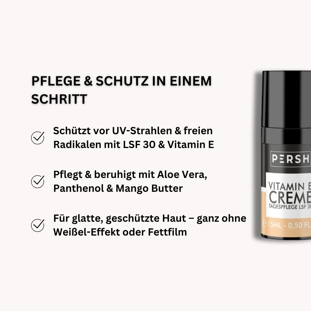 PERSH Vitamin E Tagescreme LSF 30 15ml