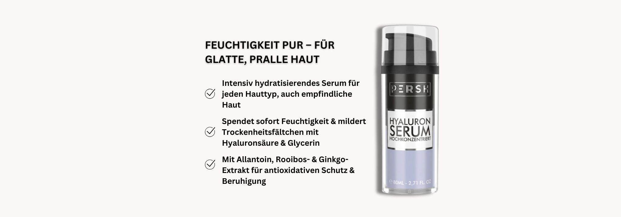 PERSH Hyaluron Serum