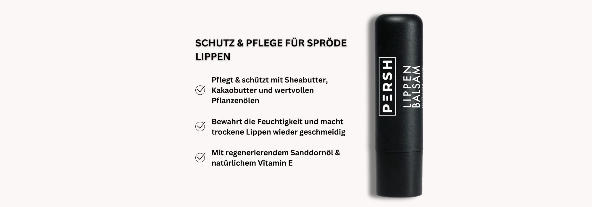 PERSH Lippenbalsam Stichpunkte